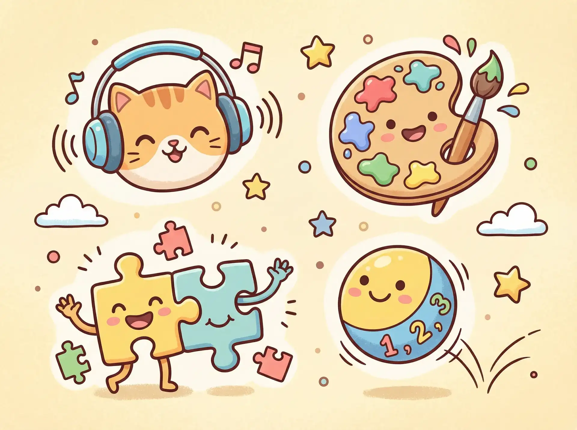 小朋友的手工作品 - 色客电影 益智创作